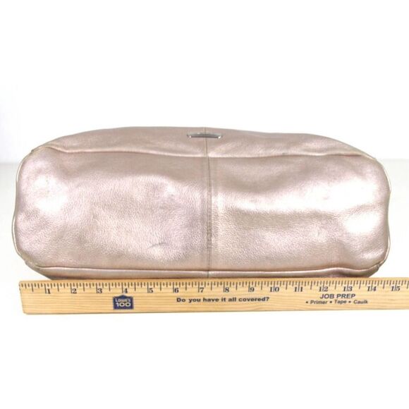 ROOMY B. Makowsky ANTIQUE GOLD GENUINE LEATHER TOTE SHOULDER BAG HANDBAG PURSE - Picture 15 of 16